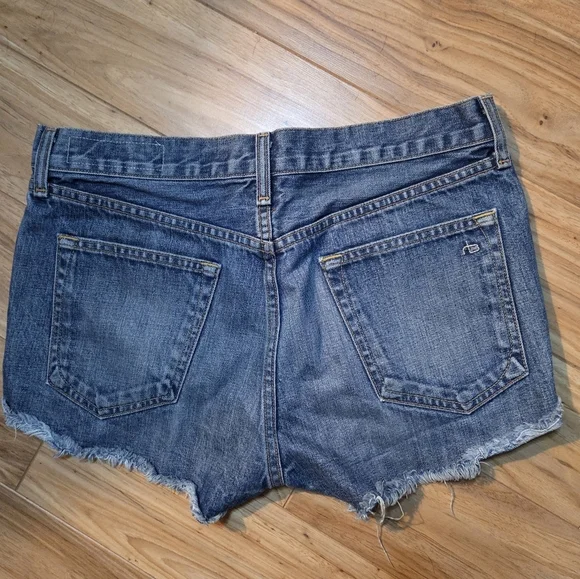 Rag & Bone Denim Cut Off Shorts Size 27 - Picture 4 of 8